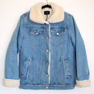 Sherpa Denim Trucker Jacket